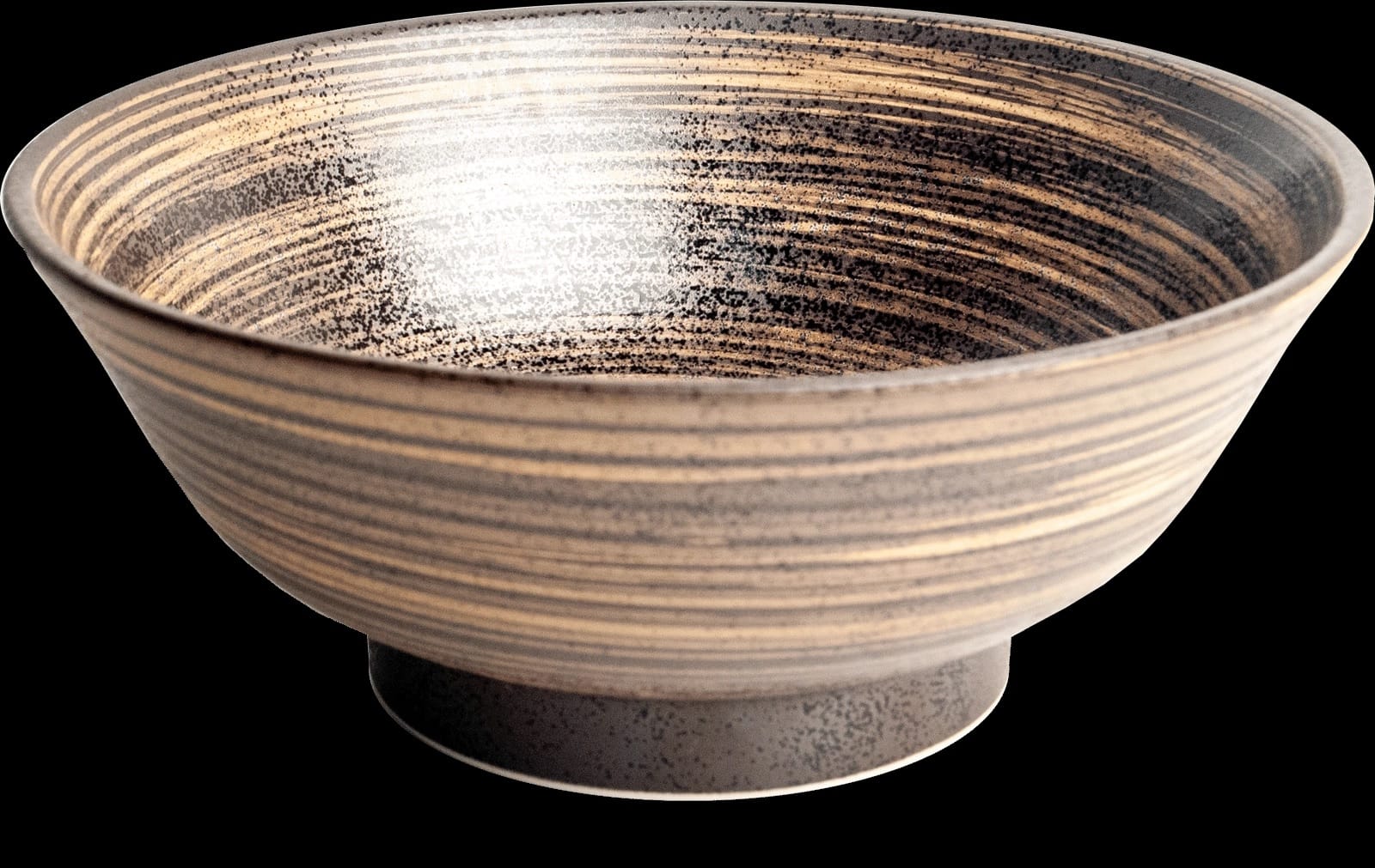 Juego de tazones de ramen Uzu marrones - Imagen 2