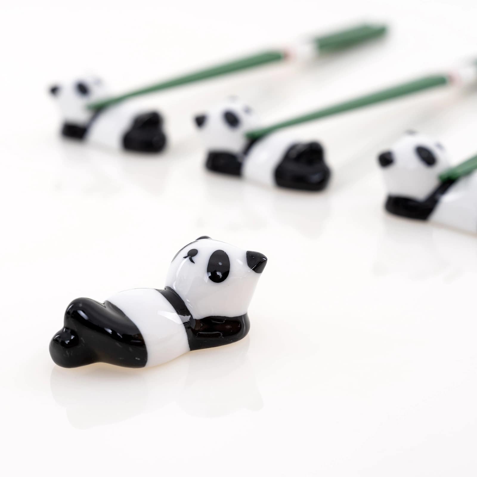 Juego de posa palillos y palillos de panda - Imagen 5