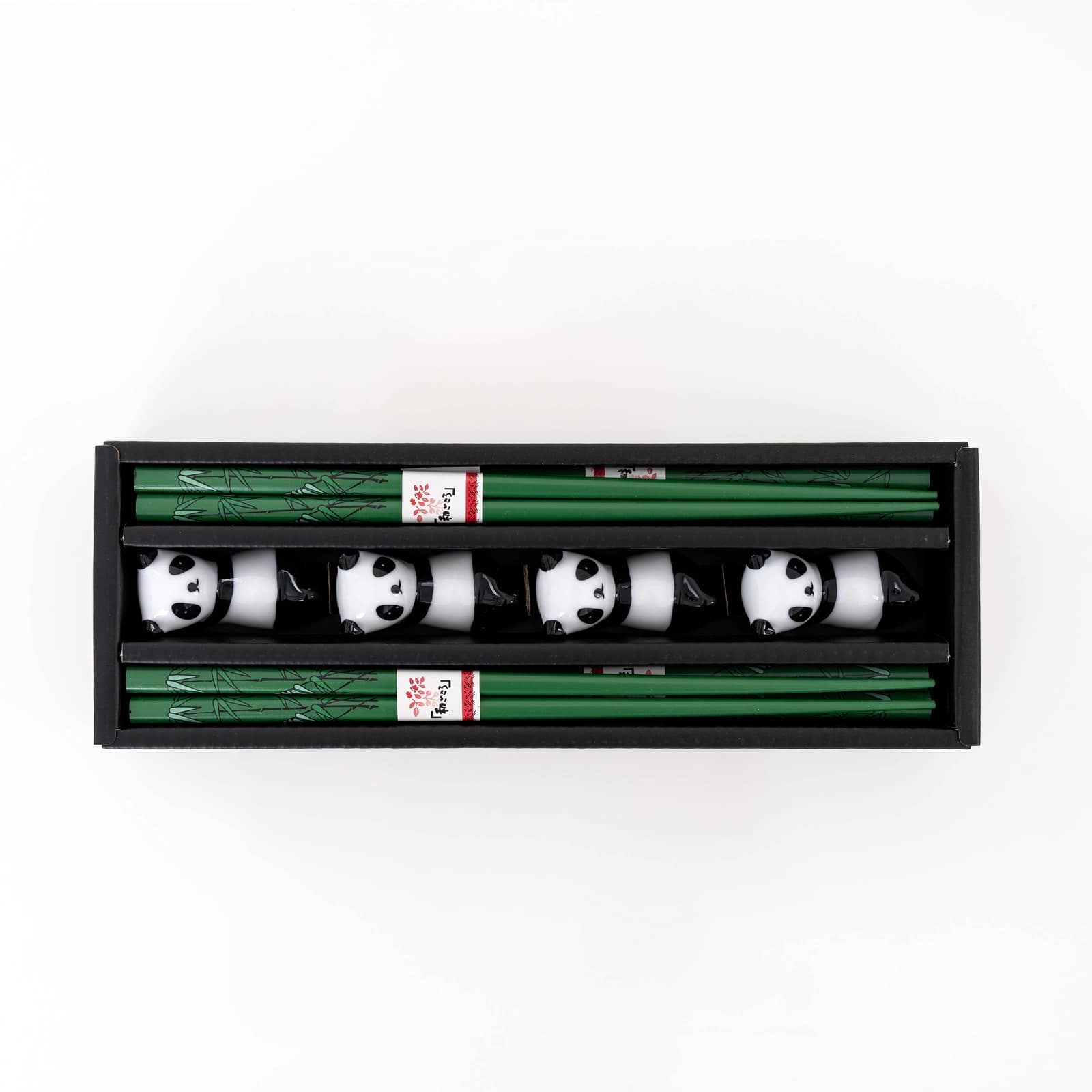 Juego de posa palillos y palillos de panda - Imagen 10