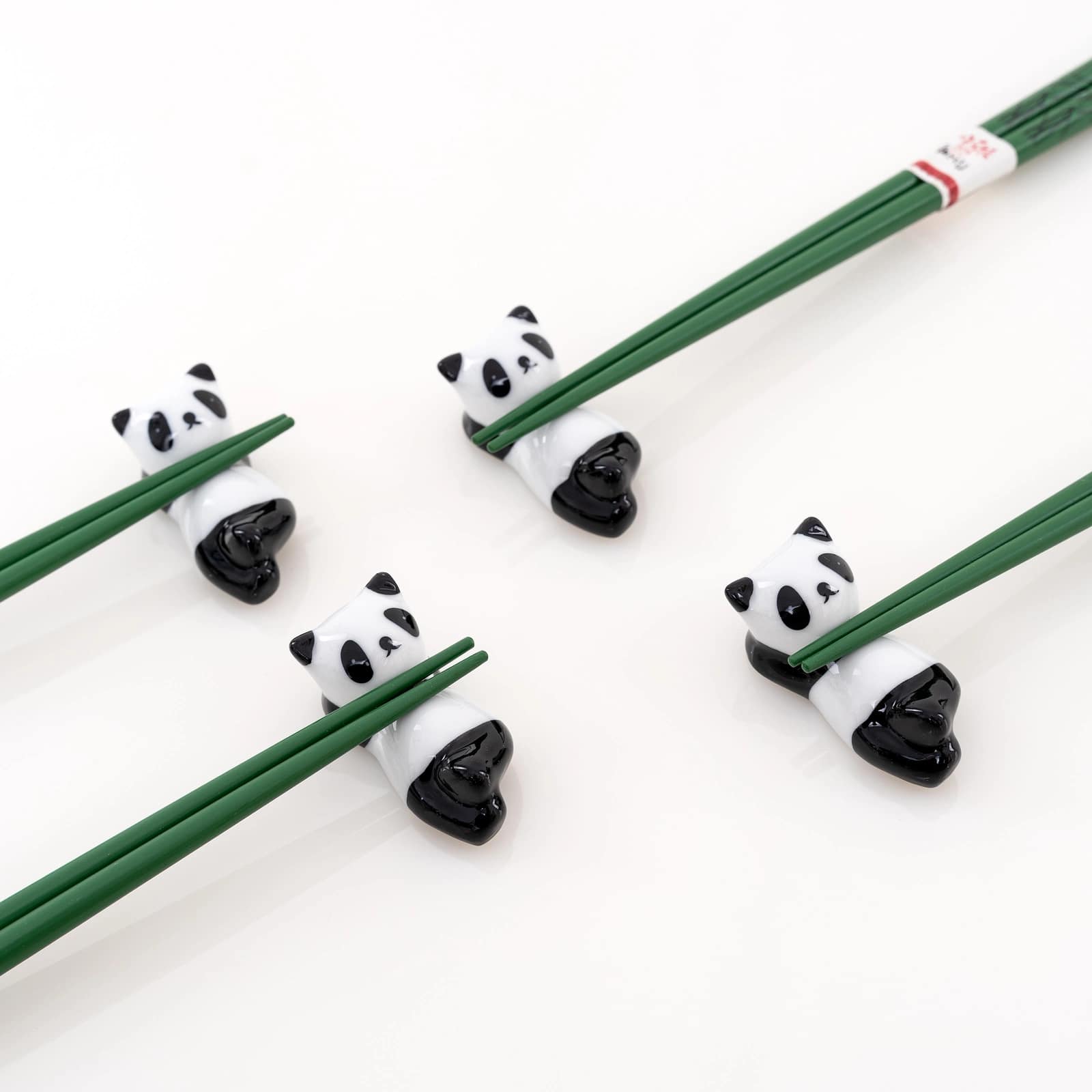 Juego de posa palillos y palillos de panda - Imagen 9