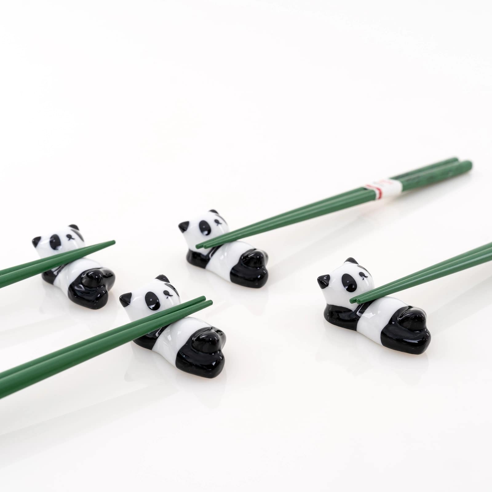 Juego de posa palillos y palillos de panda - Imagen 8