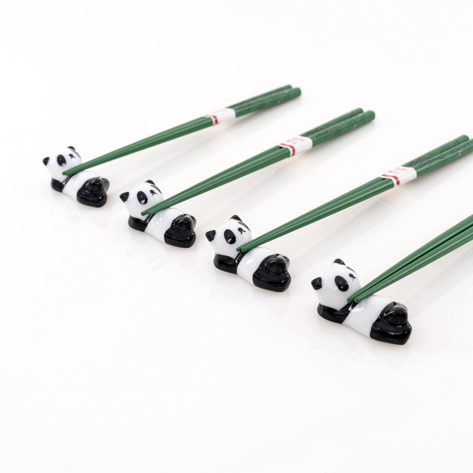 Juego de posa palillos y palillos de panda - Imagen 7