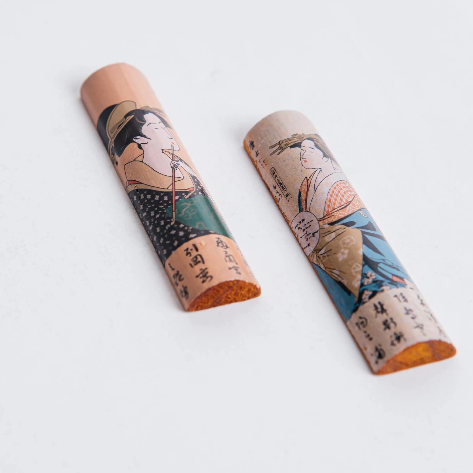 Juego de palillos y soporte para geisha - Imagen 9