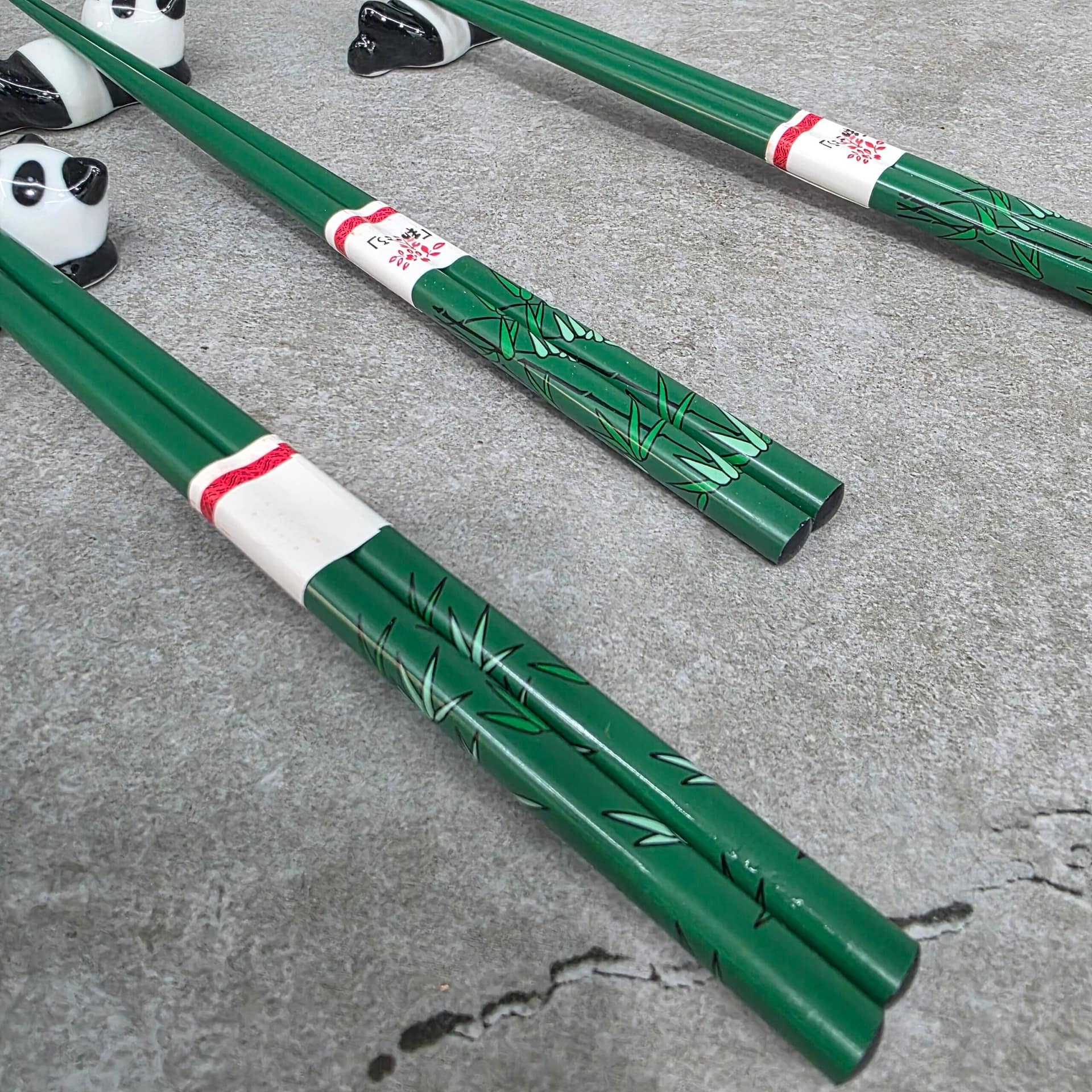 Juego de posa palillos y palillos de panda - Imagen 15