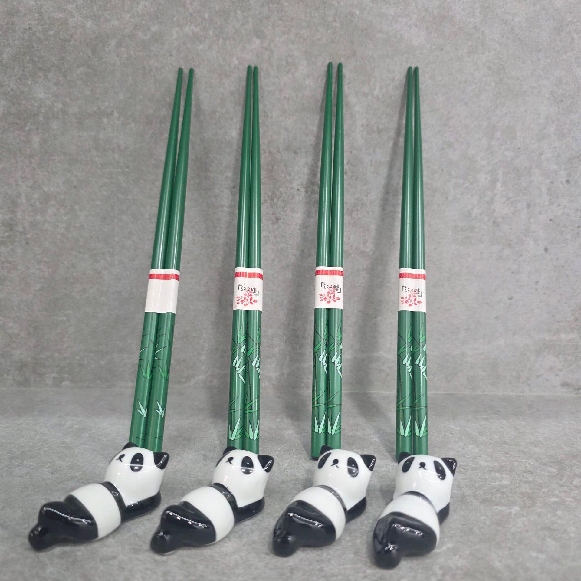 Juego de posa palillos y palillos de panda - Imagen 16