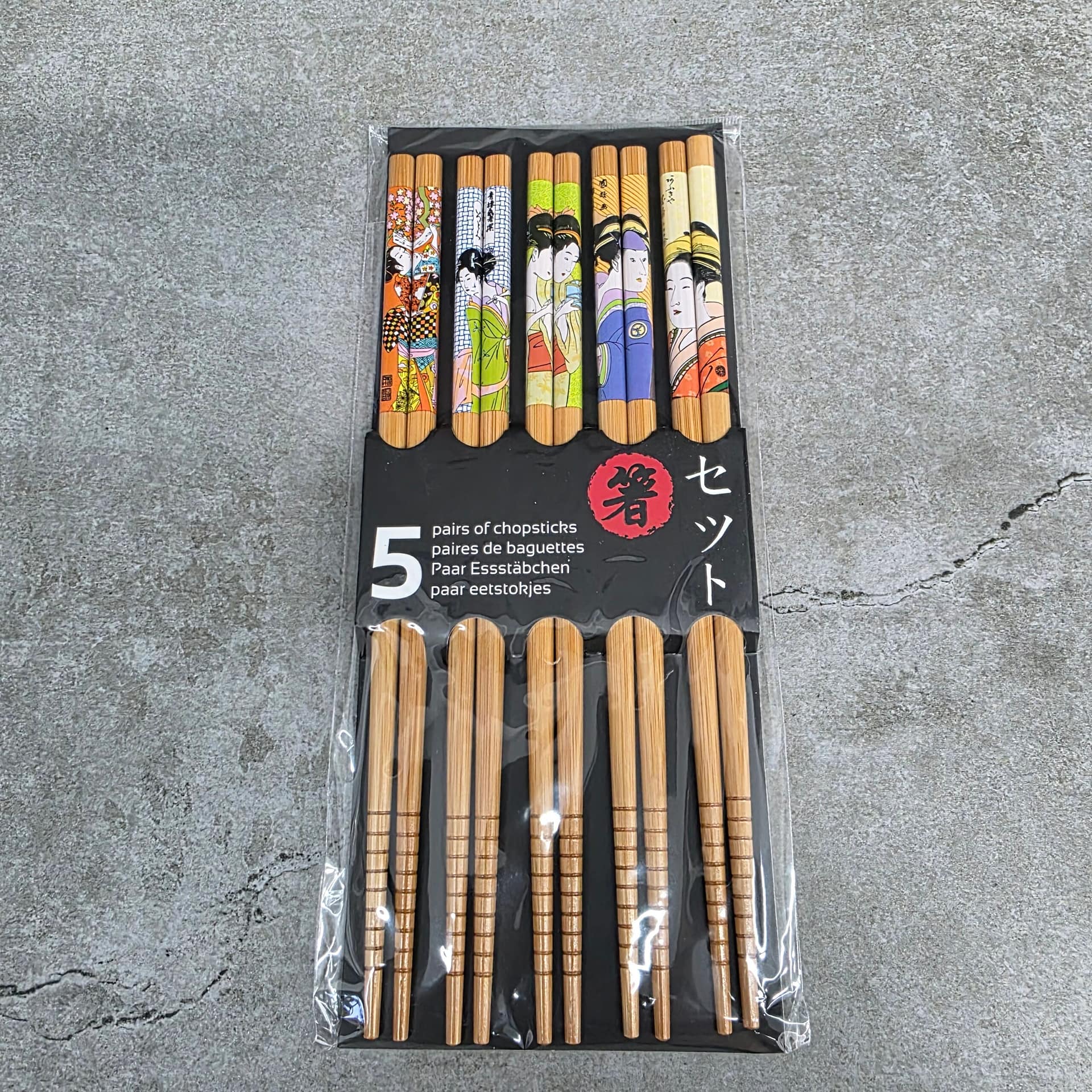 Juego de palillos de geisha