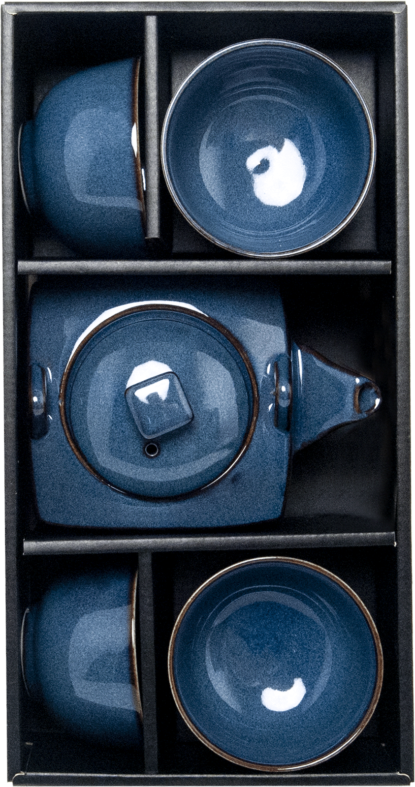 Juego de té azul japonés - Imagen 2